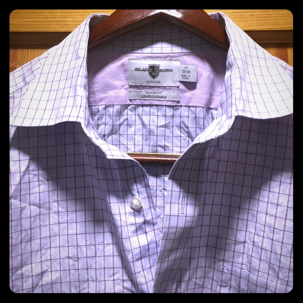 Black Crown Button Down Shirt